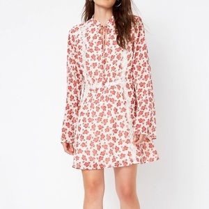 Tularosa Addis Red Floral Mini Dress‎